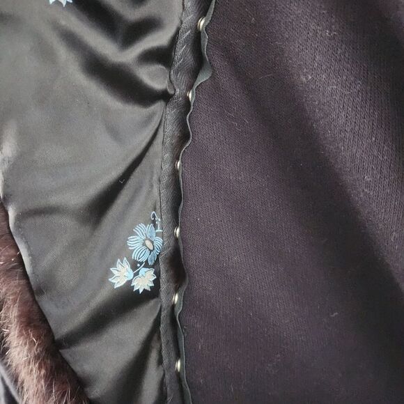 Vintage Fox Fur Collar Cardigan Orlon Acrylic - Picture 7 of 7